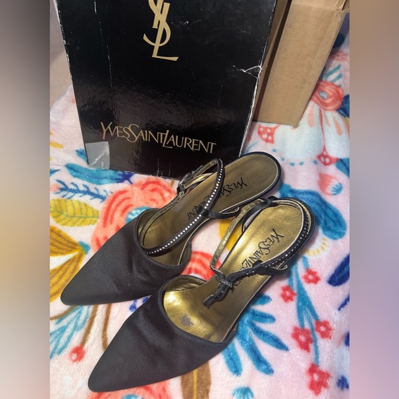 YSL Rhinestone Heels - Picture 2 of 5